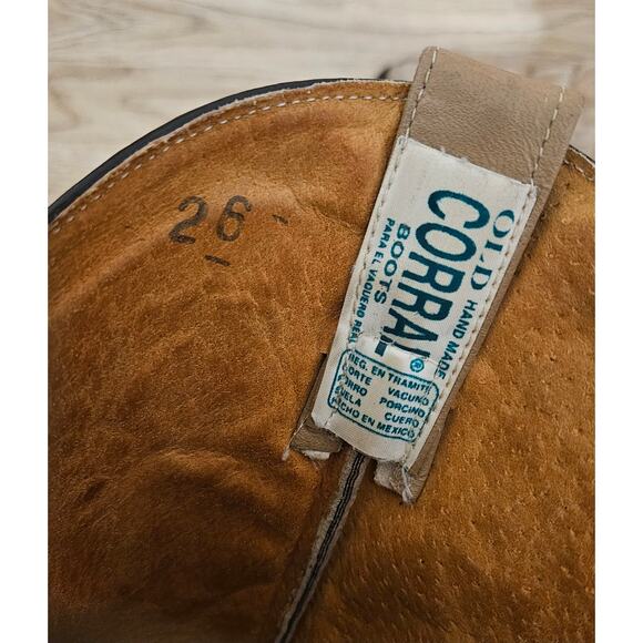 Men's Tan Western Boots - Picture 9 of 14